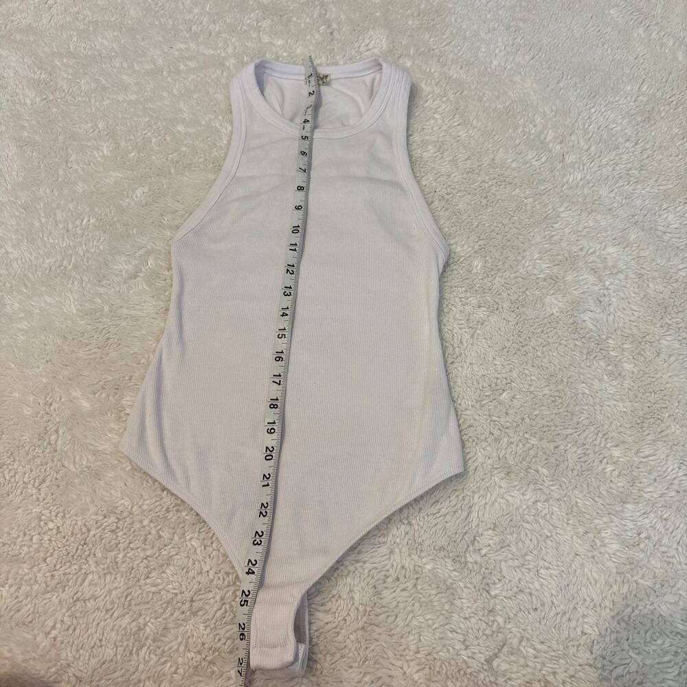 Intimately Womens White High Neck Bodysuit Sleeveless M Basic Casual Boho Indie - Picture 4 of 7